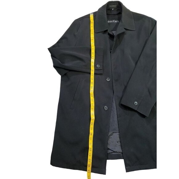 Calvin Klein Men's Black Zip-out Liner Coat Size 38R - Picture 4 of 12